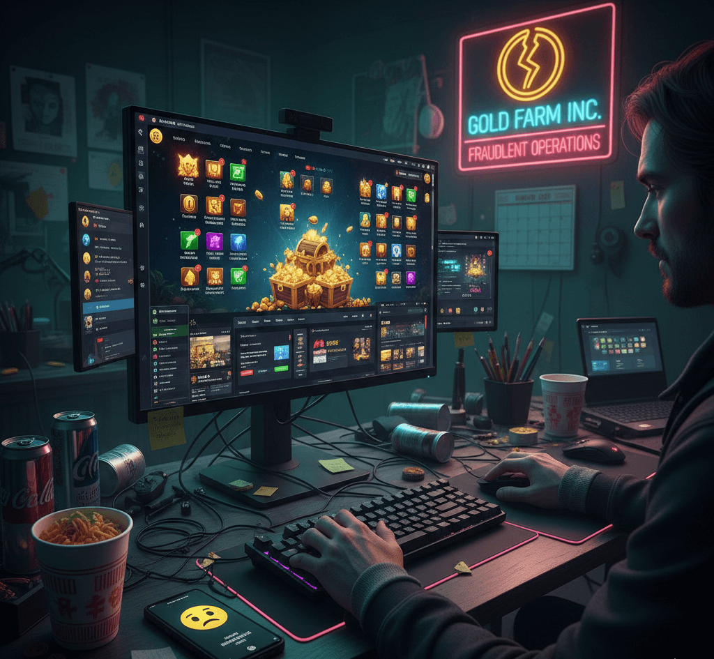 Gold Farming Fraud