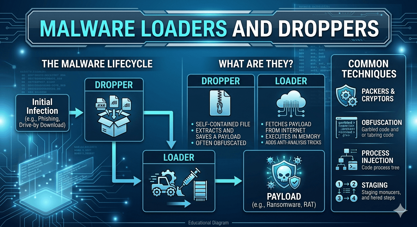 Malware Loaders and Droppers